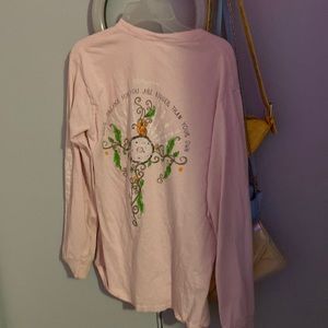 Pink long sleeve itsa girl thing tshirt